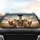 Dynamic Boxer Dogs Golden Hour Adventure - Pet Owner Road Trip Gift Car Sunshade - 4