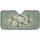 Creamy White Roses Pale Blue Flowers Light Green Hearts Car Decor Gift Car Sunshade - 3