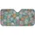 Jungle Cat Leopard Faces Tropical Leaves - Wildlife Lover Gift for Cat Lover Car Sunshade - 3