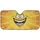 Wide-Eyed Grinning Cartoon Face with Bright White Teeth - Cartoon Fan Gift Car Sunshade - 3