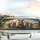 Anthropomorphic Rabbits Colorful Sunglasses Driving Rural Landscape - Wildlife Lover Gift Car Sunshade - 5