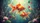 Golden Goldfish Water Lilies Circular Elements Underwater - Aquatic Life Everyday Gift Car Sunshade - 7