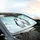 Penguins Arctic Landscape Aurora Borealis - Wildlife Lover Winter Gift Car Sunshade - 6