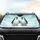 Penguins Arctic Landscape Aurora Borealis - Wildlife Lover Winter Gift Car Sunshade - 4