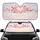 Glowing Pearlescent Heart Floral Blossoms Berries Happy Birthday Gift Car Sunshade - 1