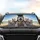 Five Happy Huskies Coastal Sand Dune Ocean - Dog Lover Adventure Travel Gift Car Sunshade - 4