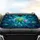 Water Lilies Lily Pads Cosmic Star Dust Currents - Car Interior Gift Car Sunshade - 4