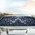 Floral Tapestry Light Blue White Crimson Red Berries Vines - Car Decor Gift Car Sunshade - 5