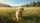 Lush Grass Golden Retriever Puppy Running Wildflower Meadow - Dog Lover Gift Car Sunshade - 7