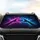 Glow Heart Hands Cosmic Sky - Love Expression Everyday Gift Car Sunshade - 4