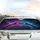 Glow Heart Hands Cosmic Sky - Love Expression Everyday Gift Car Sunshade - 5