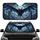 Nocturnal Bat Iridescent Wings - Gothic Stained Glass Wildlife Auto Decor Car Sunshade - 1