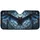 Nocturnal Bat Iridescent Wings - Gothic Stained Glass Wildlife Auto Decor Car Sunshade - 3