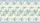 Elegant Watercolor Blue Floral Sprigs Blossoms Leaves Ribbons Polka Dot Scalloped Car Sunshade - 7