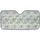 Elegant Watercolor Blue Floral Sprigs Blossoms Leaves Ribbons Polka Dot Scalloped Car Sunshade - 3