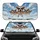 Realistic Beagles Sunglasses Clear Sky Clouds Dynamic Motion - Dog Lover Gift Car Sunshade - 1