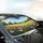 Wildflower Meadow Poppies Rolling Hills Green Trees Cumulus Clouds - Car Decor Gift Car Sunshade - 6