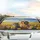 Cool Tabby Cat Golden Retriever Dog Wildflower Fields - Scenic Drive Wildlife Lover Gift Car Sunshade - 5
