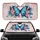 Blue Morpho Butterfly Plumeria Flowers Botanical Leaves - Nature Lover Gift Car Sunshade - 1