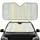Vertical Stripes Flowers Foliage Polka Dot Lace - Auto Accessory Gift Car Sunshade - 1