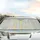 Vertical Stripes Flowers Foliage Polka Dot Lace - Auto Accessory Gift Car Sunshade - 5