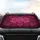 Damask Floral Blossoms Swirling Foliage Baroque Scrolls - Everyday Opulence Car Sunshade - 4