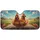 Chickens Driving Sunglasses Countryside Journey - Everyday Travel Gift for Animal Lover Car Sunshade - 3