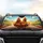 Chickens Driving Sunglasses Countryside Journey - Everyday Travel Gift for Animal Lover Car Sunshade - 4
