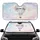 Pastel Hot Air Balloon Dream Big Clouds Stars - Inspirational Car Decor Gift Car Sunshade - 1