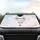 Pastel Hot Air Balloon Dream Big Clouds Stars - Inspirational Car Decor Gift Car Sunshade - 4