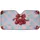 Plump Red Cherries Satin Bows Stars Checkerboard - Everyday Car Decor Gift Car Sunshade - 3