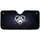 Glowing Heart Paw Print Pet Silhouettes Serene Night Sky - Pet Lover Car Decor Gift Car Sunshade - 3
