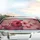 Dark Magenta Pastel Pink Hibiscus Blossoms Foliage Blush Rose - Botanical Decor Gift Car Sunshade - 5