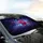 Cosmic Nebula Fuchsia Pink Peony Cyan Butterfly - Car Decor Gift Car Sunshade - 6