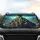 Unique Houses Hillside Town Rolling Hills Tree Landscape - Travel Essentials Car Sunshade - 4