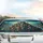 Unique Houses Hillside Town Rolling Hills Tree Landscape - Travel Essentials Car Sunshade - 5