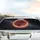 Glowing Fiery Crimson Moon Cosmic Nebula Starfield - Deep Space Lover Gift Car Sunshade - 5