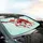 Cherry Blossom Japanese Red Fan - Cultural Lifestyle Car Decor Gift Car Sunshade - 6