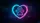 Luminous Heart Paw Print Cosmic Glow Nebula - Pet Lover Travel Gift Car Sunshade - 7