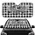 Majestic Angel Wings Crescent Moon Ringed Planet Buffalo Plaid - Celestial Lover Gift Car Sunshade - 1