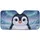 Penguin Face Ethereal Arctic Snowflakes Aurora - Winter Wildlife Gift for Penguin Lovers Car Sunshade - 3