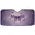 Mystical Purple Moth Crescent Moon - Celestial Magic Car Decor Gift for Moth Lovers Car Sunshade - 3