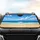 Sun-Drenched Beach Turquoise Ocean Waves - Travel Essentials Car Sunshade - 4