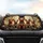 Tiara Bow Tie Yorkshire Terriers Lush Garden - Pet Lover Everyday Gift for Dog Lovers Car Sunshade - 4