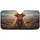 Highland Calf Leopard Bow Heather Moorland - Wildlife Lover Gift Car Sunshade - 3