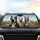Great Danes High Speed Open Road - Dog Lover Road Trip Companion Gift Car Sunshade - 4