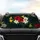 Tropical Hibiscus Lilies Exotic Flowers Botanical Leaves - Car Decor Gift Car Sunshade - 4
