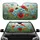 Bumblebee Monarch Red Poppies Blue Teal Flowers - Wildlife Lover Gift Car Sunshade - 1
