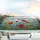 Bumblebee Monarch Red Poppies Blue Teal Flowers - Wildlife Lover Gift Car Sunshade - 5