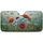 Bumblebee Monarch Red Poppies Blue Teal Flowers - Wildlife Lover Gift Car Sunshade - 3